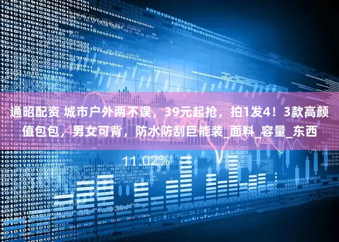通昭配资 城市户外两不误，39元起抢，拍1发4！3款高颜值包包，男女可背，防水防刮巨能装_面料_容量_东西