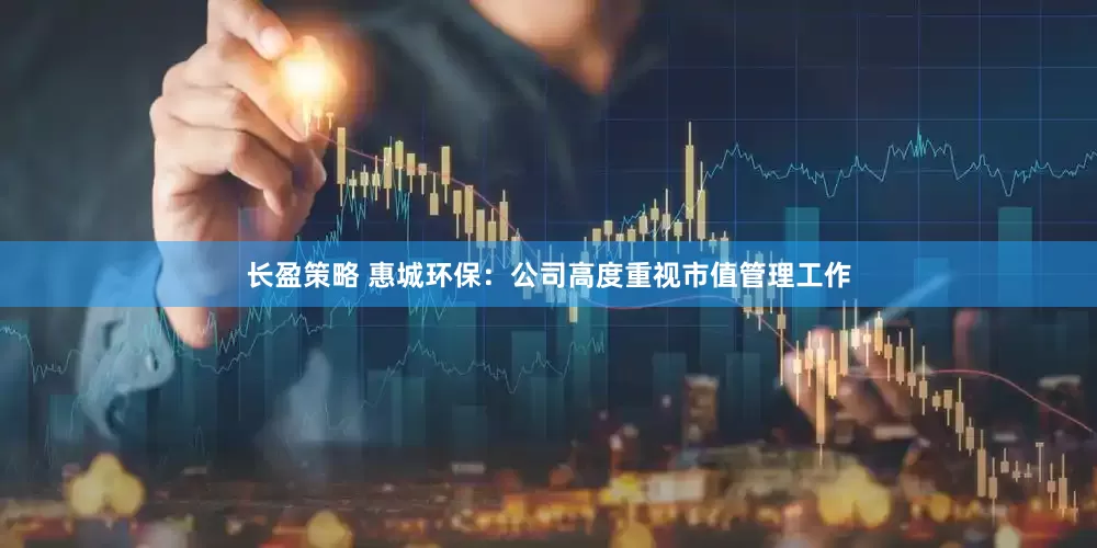 长盈策略 惠城环保：公司高度重视市值管理工作