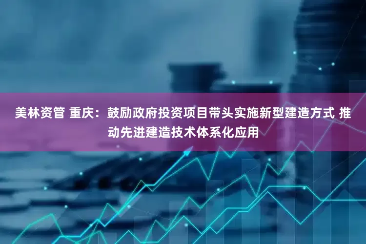 美林资管 重庆：鼓励政府投资项目带头实施新型建造方式 推动先进建造技术体系化应用